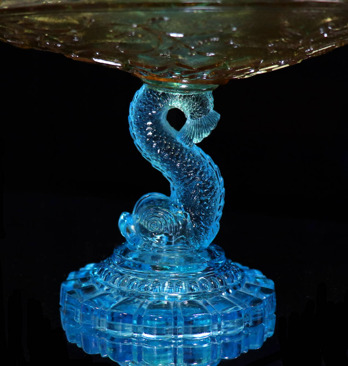 オールド・バカラ (BACCARAT) 1870年 花鳥図 大型 コンポート オールド・バカラ (BACCARAT) 1870年 花鳥図 大型 コンポート