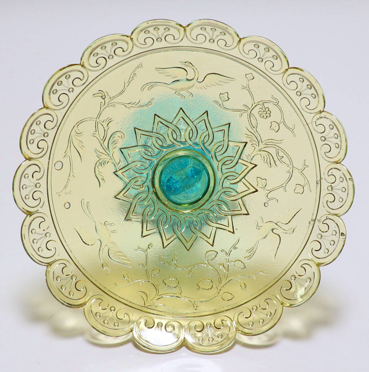 オールド・バカラ (BACCARAT) 1870年 花鳥図 大型 コンポート オールド・バカラ (BACCARAT) 1870年 花鳥図 大型 コンポート