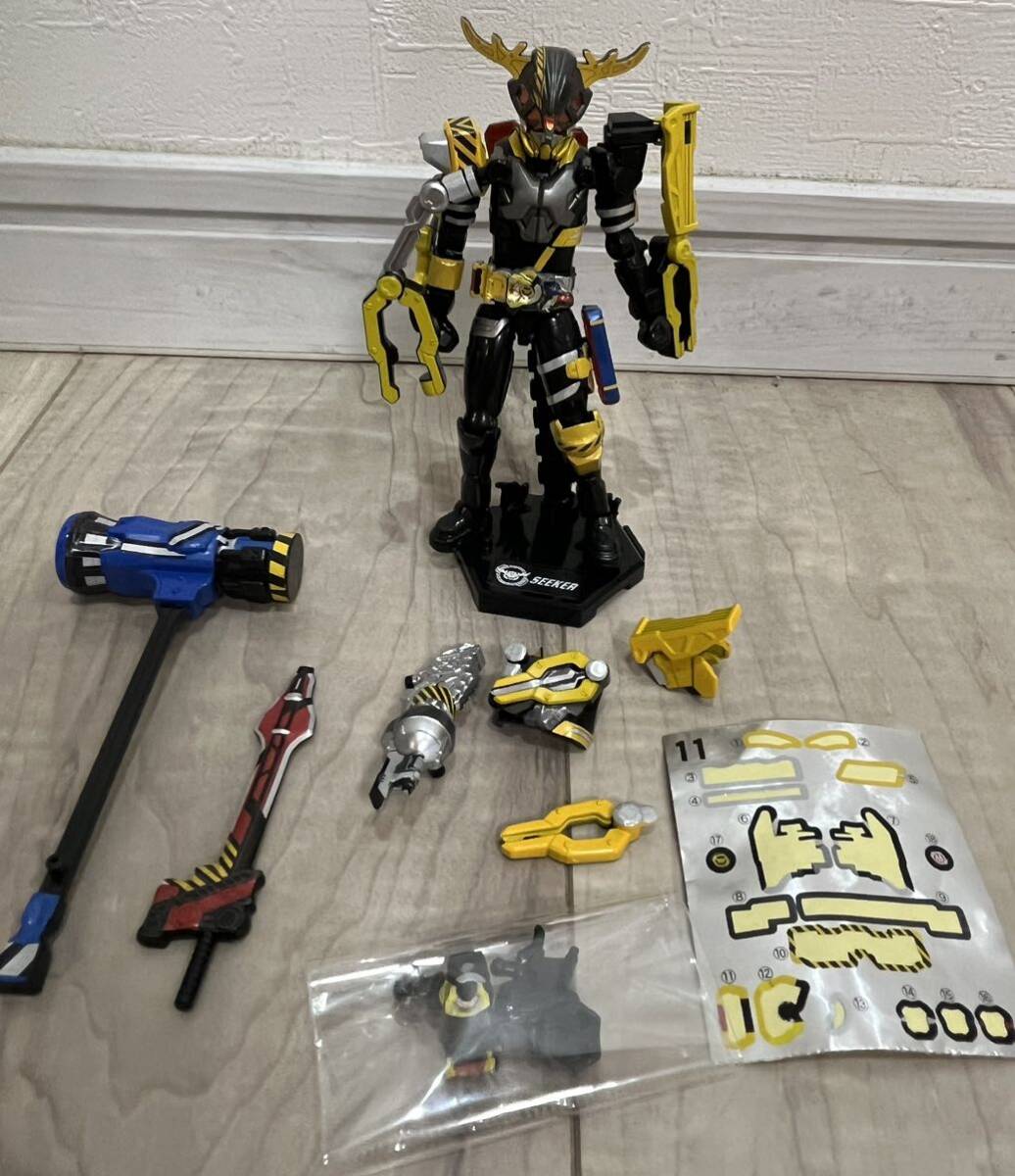 装動 仮面ライダーギーツ 仮面ライダーシーカー　オプションパーツ付き セット まとめ ジャンク