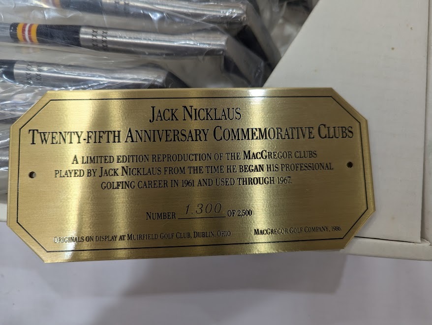 激レア】マグレガーJACK NICKLAUS ジャックニクラウス25周年記念 激レア】マグレガーJACK NICKLAUS ジャックニクラウス25周年記念