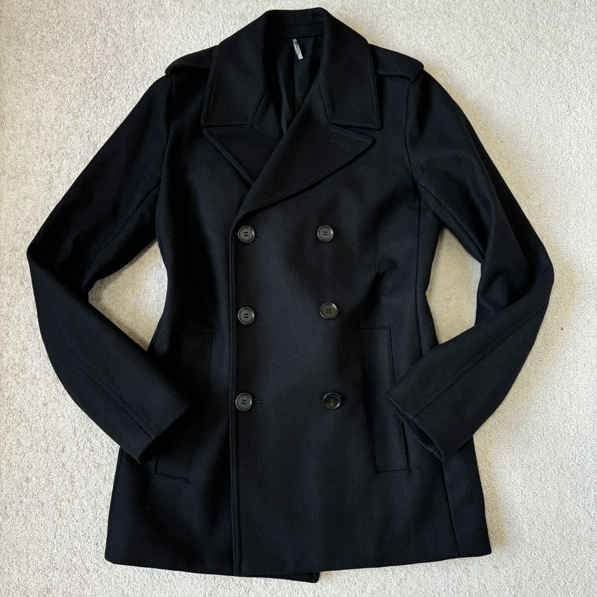 DIOR HOMME ジャケット ピーコート ブラック Yahoo!オークション - 美品 DIOR HOMME ディオールオム