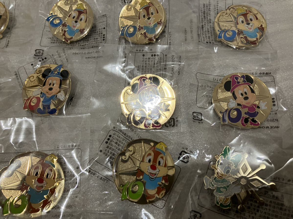 ディズニー 10周年 ピンバッジ 非売品 激レア 大量 17個セット ディズニー 10周年 ピンバッジ 非売品 激レア 大量 17個セット