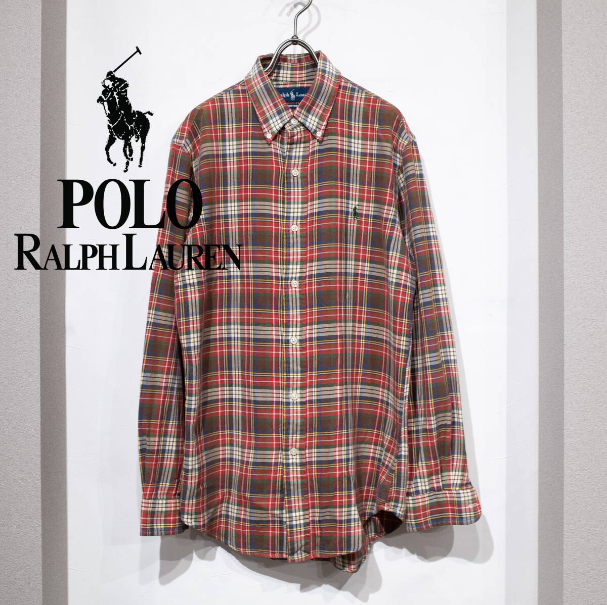 M / 90s POLO RALPH LAUREN ポロ ラルフローレン B D 長袖シャツ M / 90s POLO RALPH LAUREN ポロ ラルフローレン B D 長袖シャツ