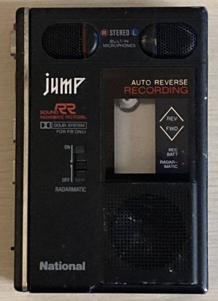 昭和レトロ】Panasonic National RQ-JR4 jumpポータブルラジカセ 昭和レトロ】Panasonic National RQ-JR4 jumpポータブルラジカセ
