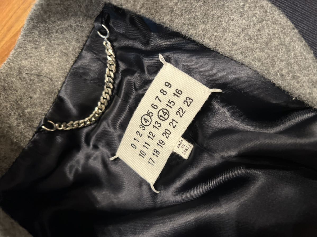 メゾンマルジェラ Maison Margiela ノーカラー コート ロング メゾンマルジェラ Maison Margiela ノーカラー コート ロング