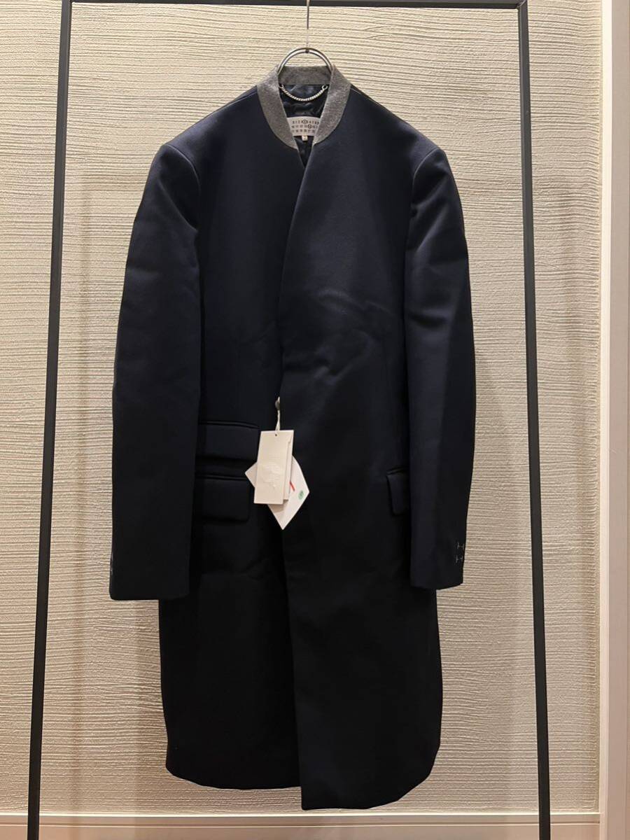 メゾンマルジェラ Maison Margiela ノーカラー コート ロング メゾンマルジェラ Maison Margiela ノーカラー コート ロング
