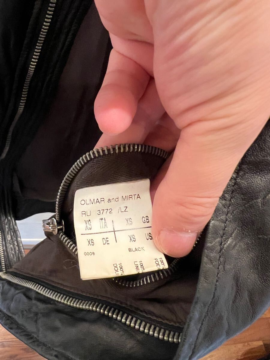 rick Owens リックオウエンス レイヤードレザージャケット rick Owens リックオウエンス レイヤードレザージャケット