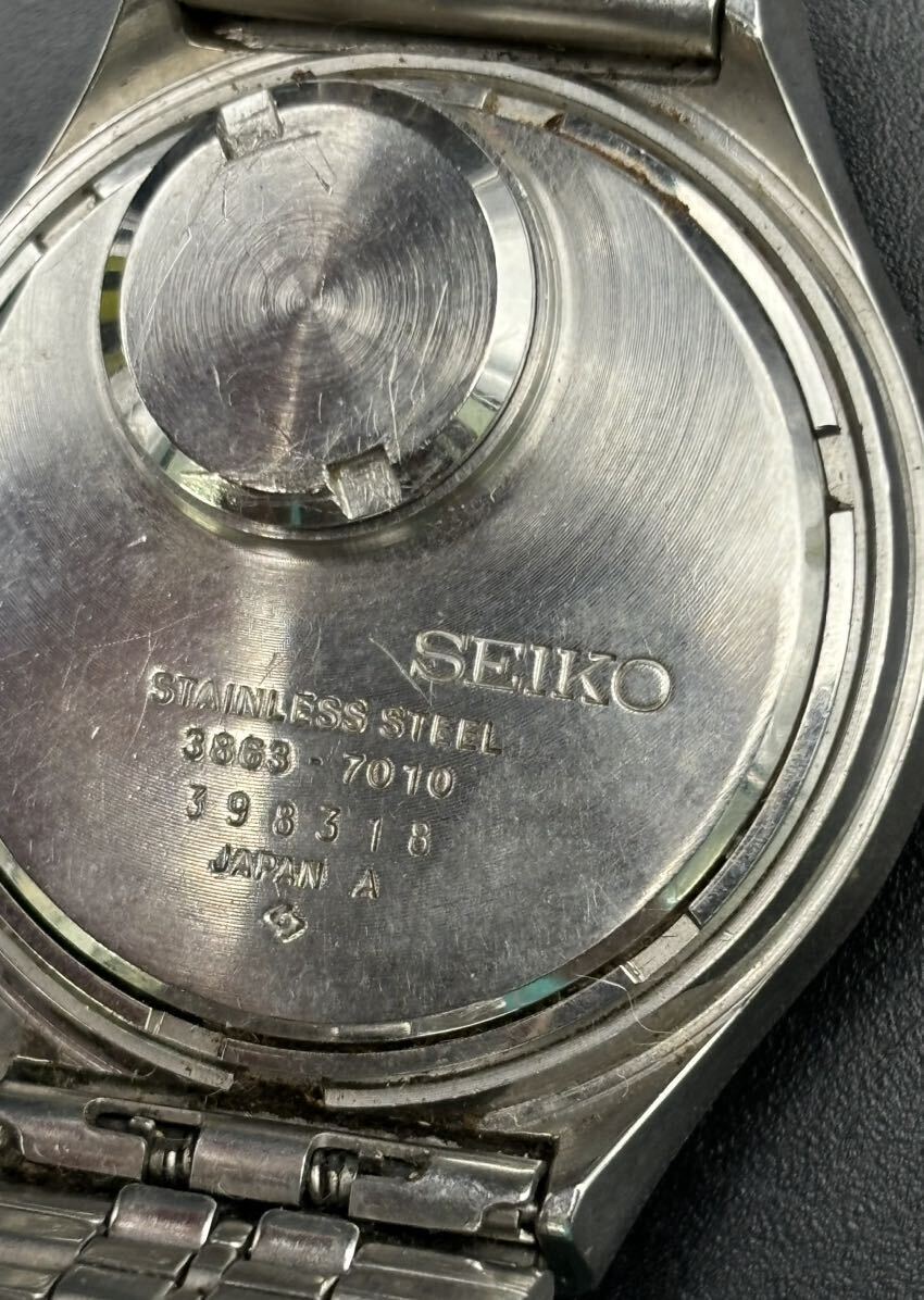 『4年保証』 セイコー SEIKO No.267 8月 川端 腕時計 QR QUARTZ 3863-7010 その他