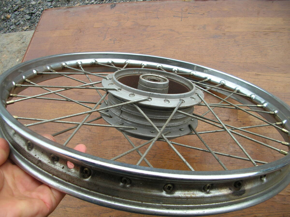 Yahoo!オークション - ホンダ カブ50 リアホイール 保管品 ホイールの