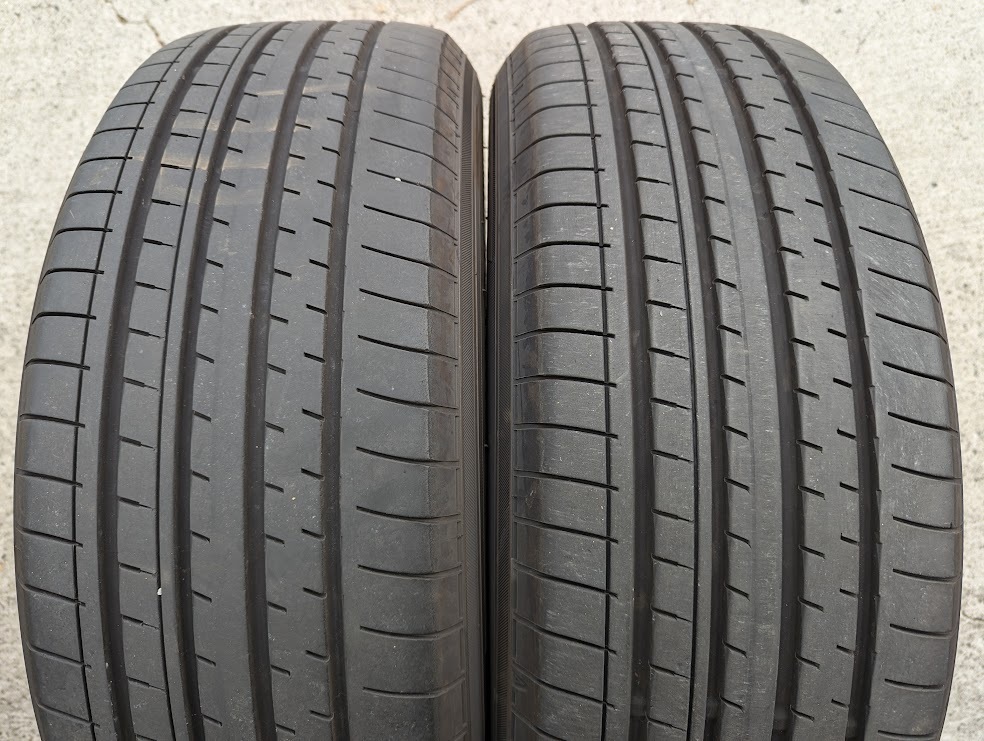 【美品】235/60R18 YOKOHAMA ADVAN V61 マツダ承認MAマーク付 CX-60他 中古品4本セット(F)