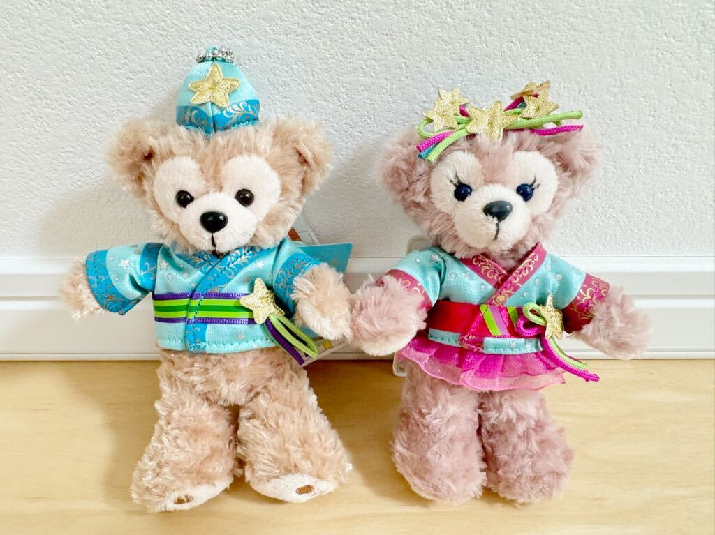 ペア 七夕2016 ぬいぐるみバッジ ぬいば ダッフィー&フレンズ ペア 七夕2016 ぬいぐるみバッジ ぬいば ダッフィー&フレンズ