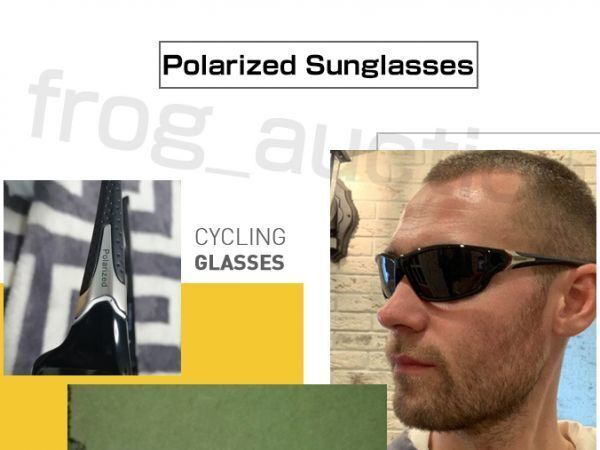 【送料無料】偏光サングラス　UV400　アウトドア　釣り　登山　サイクリング等　裏レッド【PayPayフリマ】_画像4