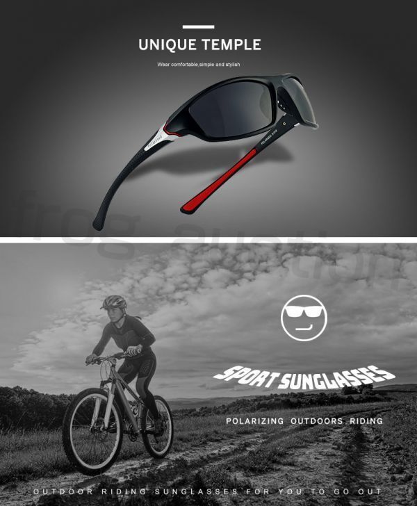 【送料無料】偏光サングラス　UV400　アウトドア　釣り　登山　サイクリング等　裏レッド【PayPayフリマ】_画像7