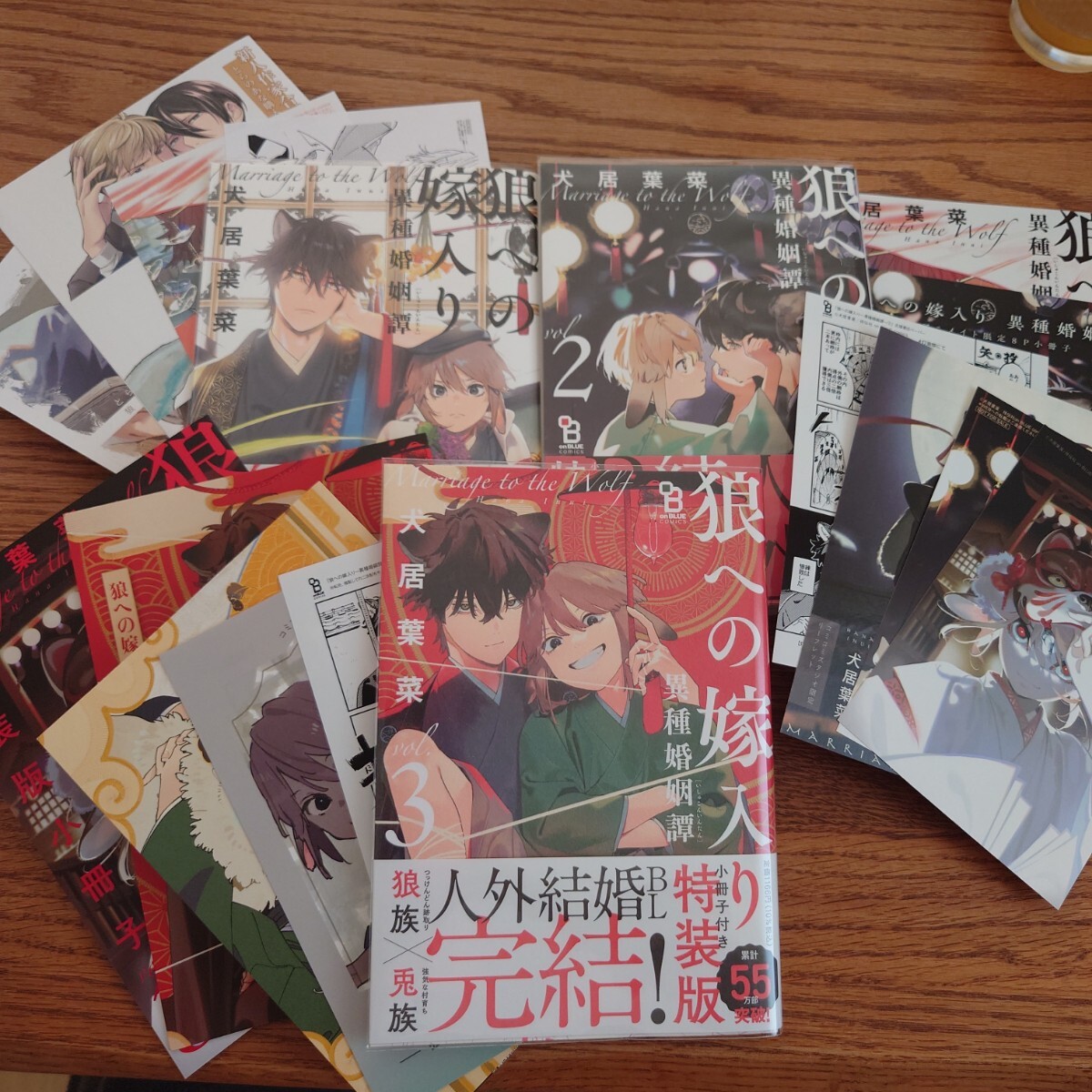 3店舗+α特典付!!3冊セット☆狼への嫁入り 異種婚姻 3店舗+α特典付!!3冊セット☆狼への嫁入り 異種婚姻