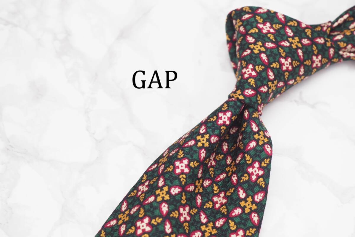 【美品】 GAP ギャップ A-649 USA アメリカ製 ブランド ネクタイ 良品 古着 卸 USED オールド SILK