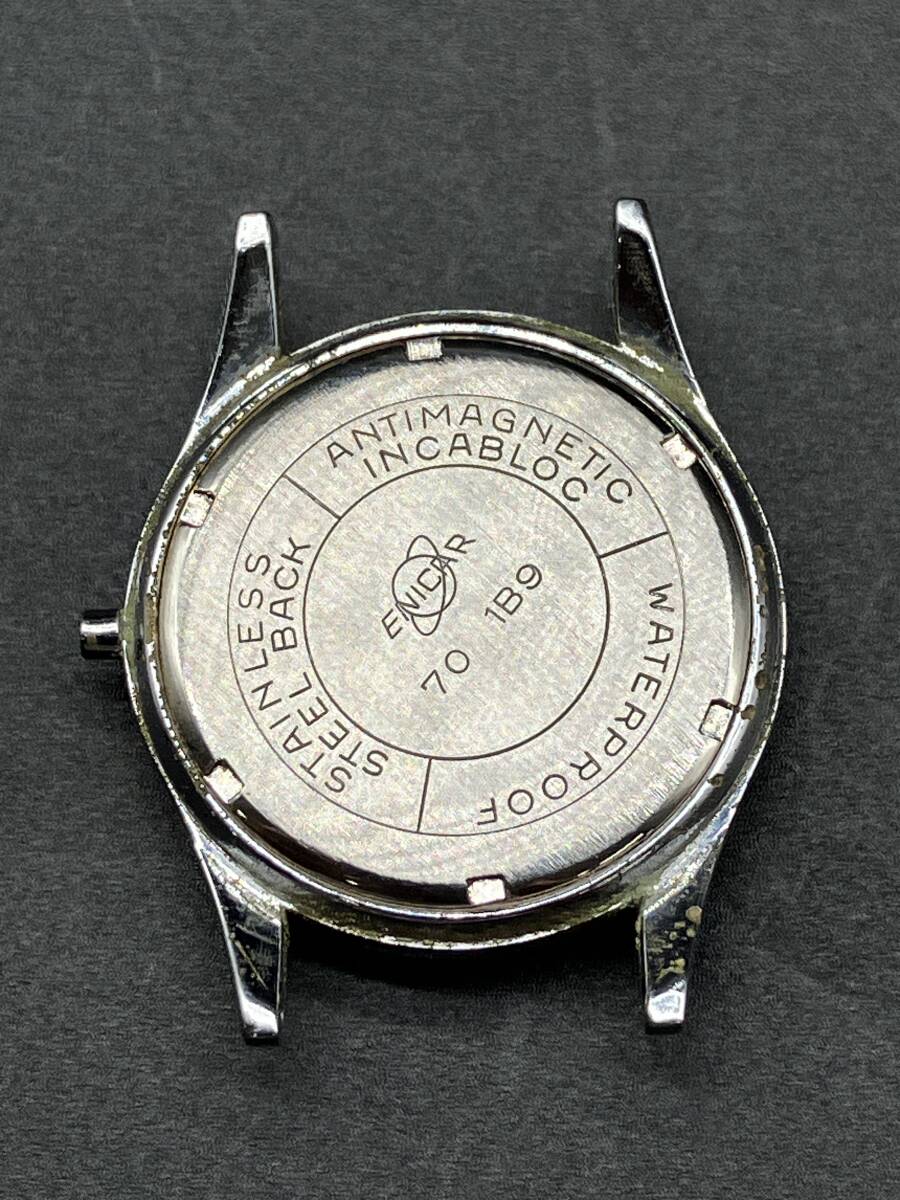 ENICAR ULTRASONIC 70-1B9 ケース 風防付 1940 50年代 当時物 ENICAR ULTRASONIC 70-1B9 ケース 風防付 1940 50年代 当時物