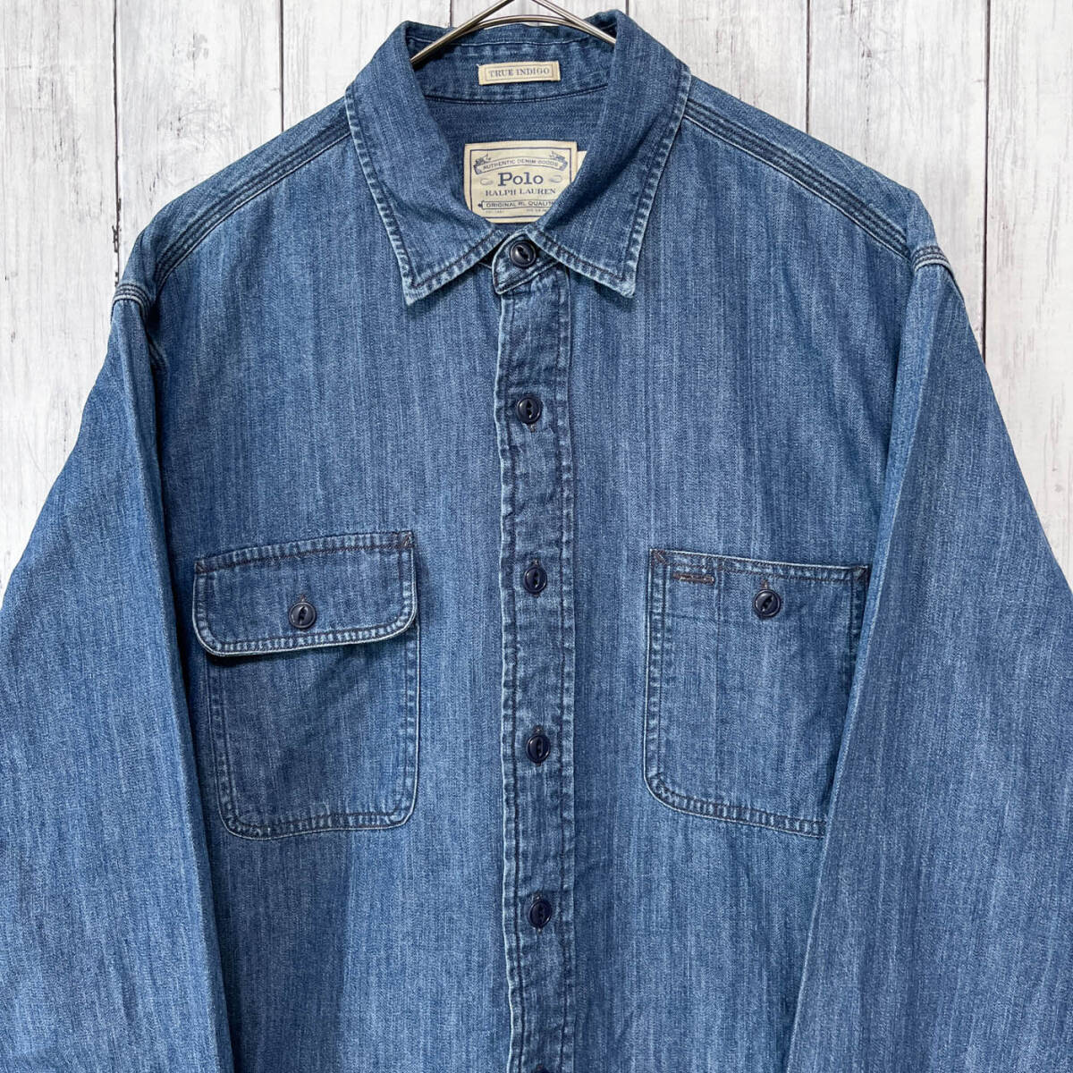 ラルフローレン Ralph Lauren デニムシャツ ワークシャツ 長袖 ラルフローレン Ralph Lauren デニムシャツ ワークシャツ 長袖
