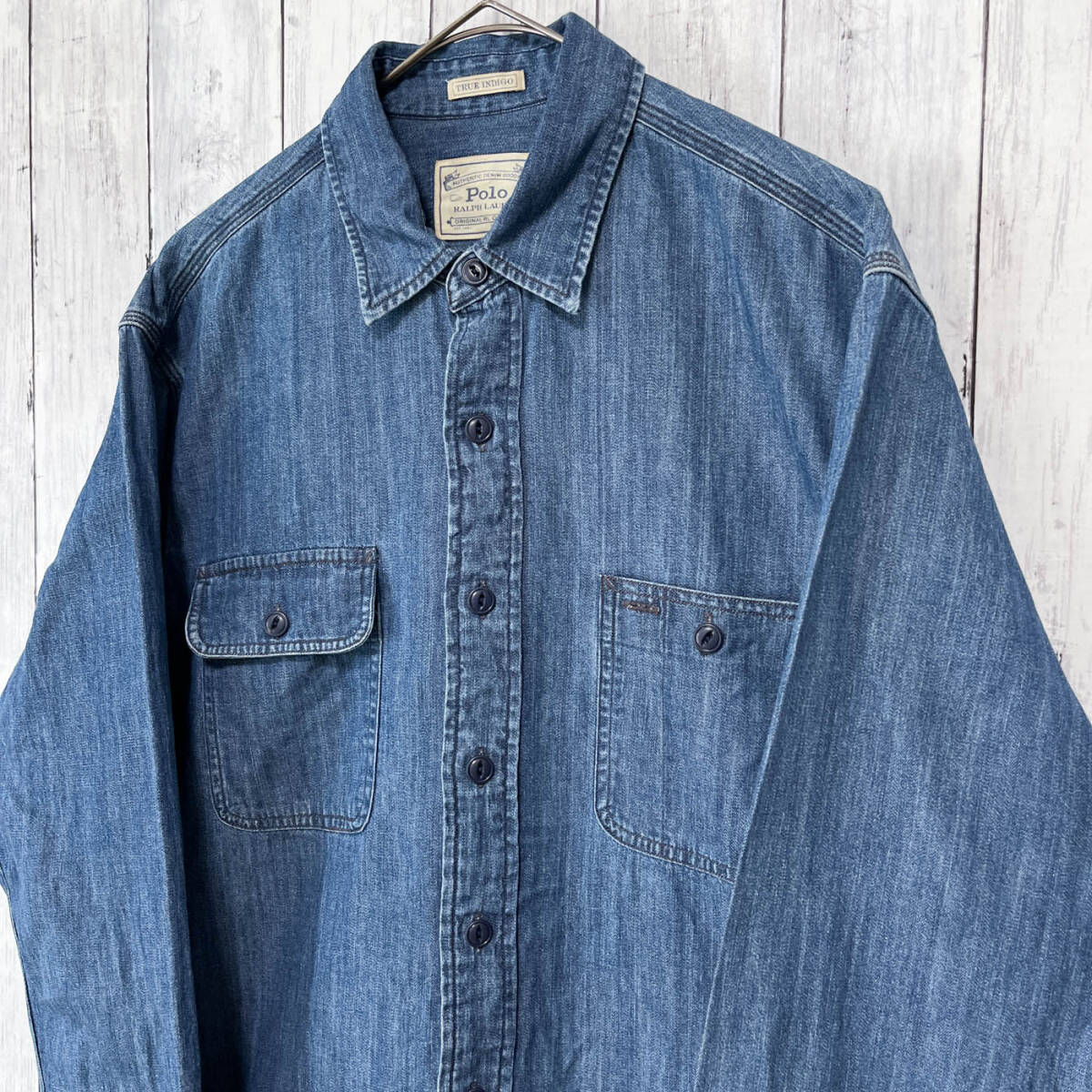 ラルフローレン Ralph Lauren デニムシャツ ワークシャツ 長袖 ラルフローレン Ralph Lauren デニムシャツ ワークシャツ 長袖