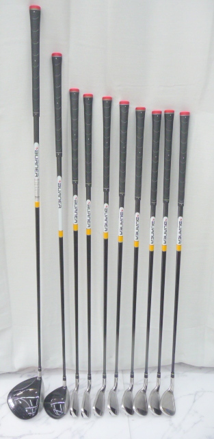 ☆TaylorMade BURNER PLUS　テーラーメイド バーナー プラス ゴルフクラブセット(ドラーバー/7W/5i/6i/7i/8i/9i/AW/PW/SW)現状(A9293）
