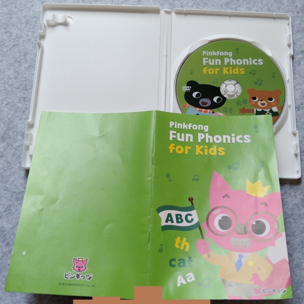 海外版 DVD フォニックス 英語 学習 幼児 キッズ英語 難あり DVD ピンキッツ ピンクフォン Pinkfong Fun Phonics for
