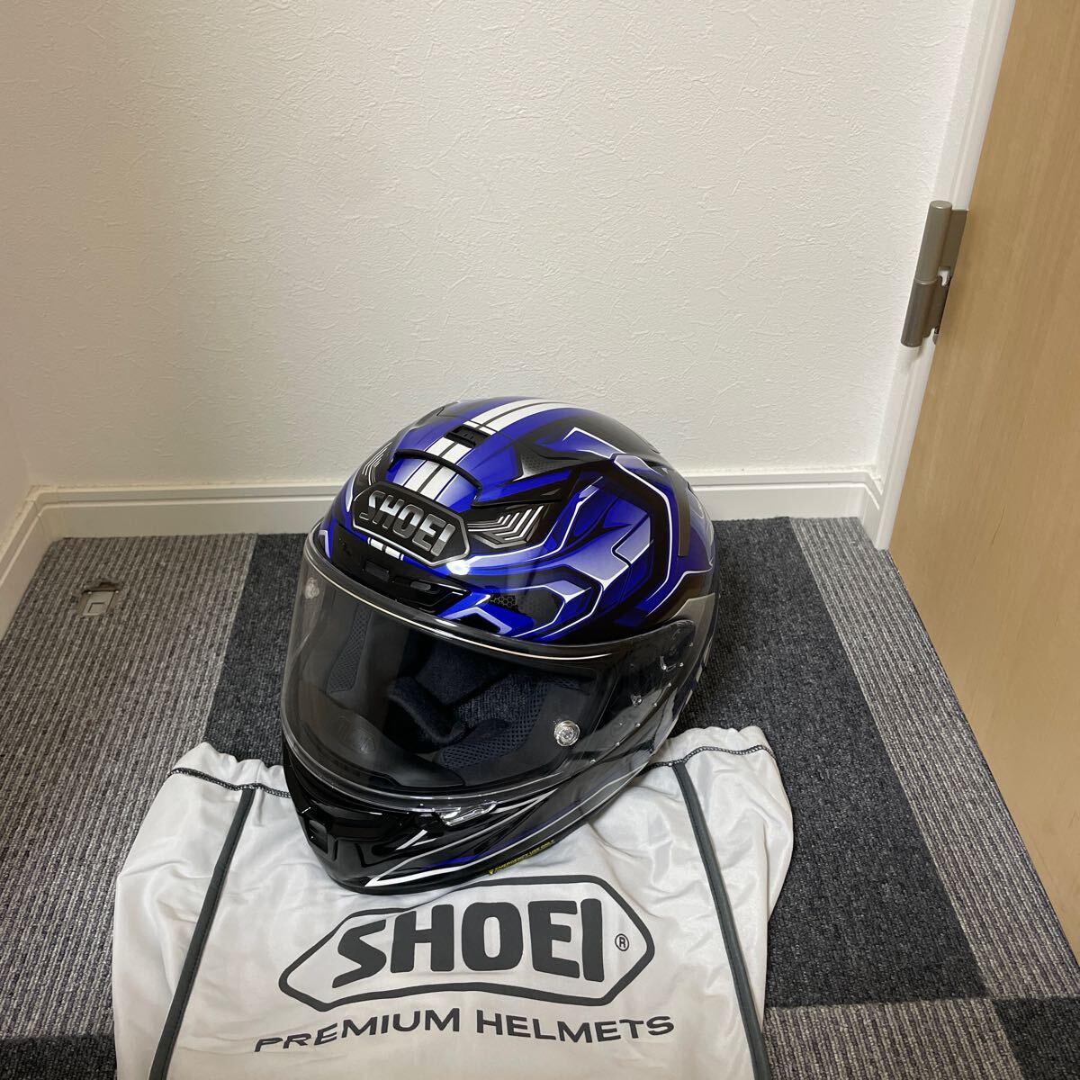 超美品 SHOEI ショウエイ X-Fourteen X-14 X14 AERODYNE エアロダイン TC-2 Mサイズ 2021年1月 フルフェイスヘルメット (184)