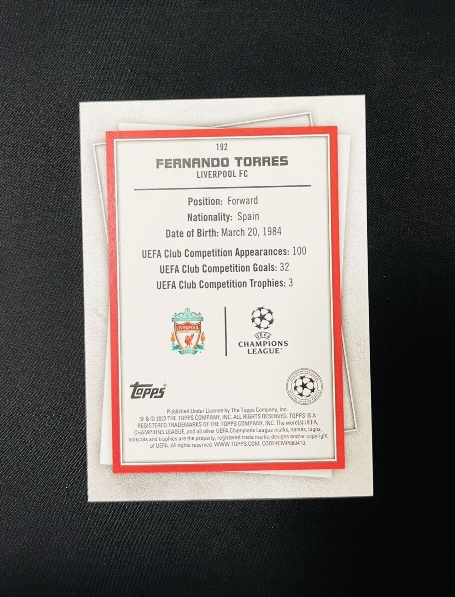 *Fernando Torres*SP*Fire Ice Limited Legends*Liverpool Spain* SaGa n птица .*2023-24 Topps Superstar* прекрасный товар *