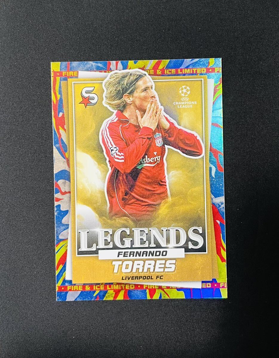 *Fernando Torres*SP*Fire Ice Limited Legends*Liverpool Spain* SaGa n птица .*2023-24 Topps Superstar* прекрасный товар *