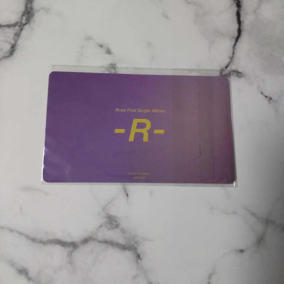 R- ROSE (BLACKPINK)ユニバーサルミュージック特典トレカ1枚 R- ROSE (BLACKPINK)ユニバーサルミュージック特典トレカ1枚