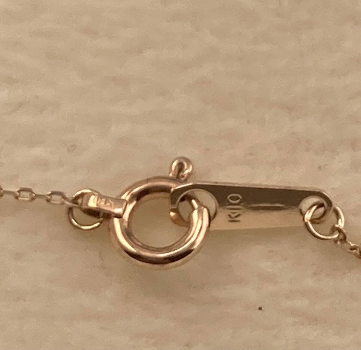 新品 canal4℃ ネックレス k10 ダイヤモンド ゴールド ガーネット 新品 canal4℃ ネックレス k10 ダイヤモンド ゴールド ガーネット
