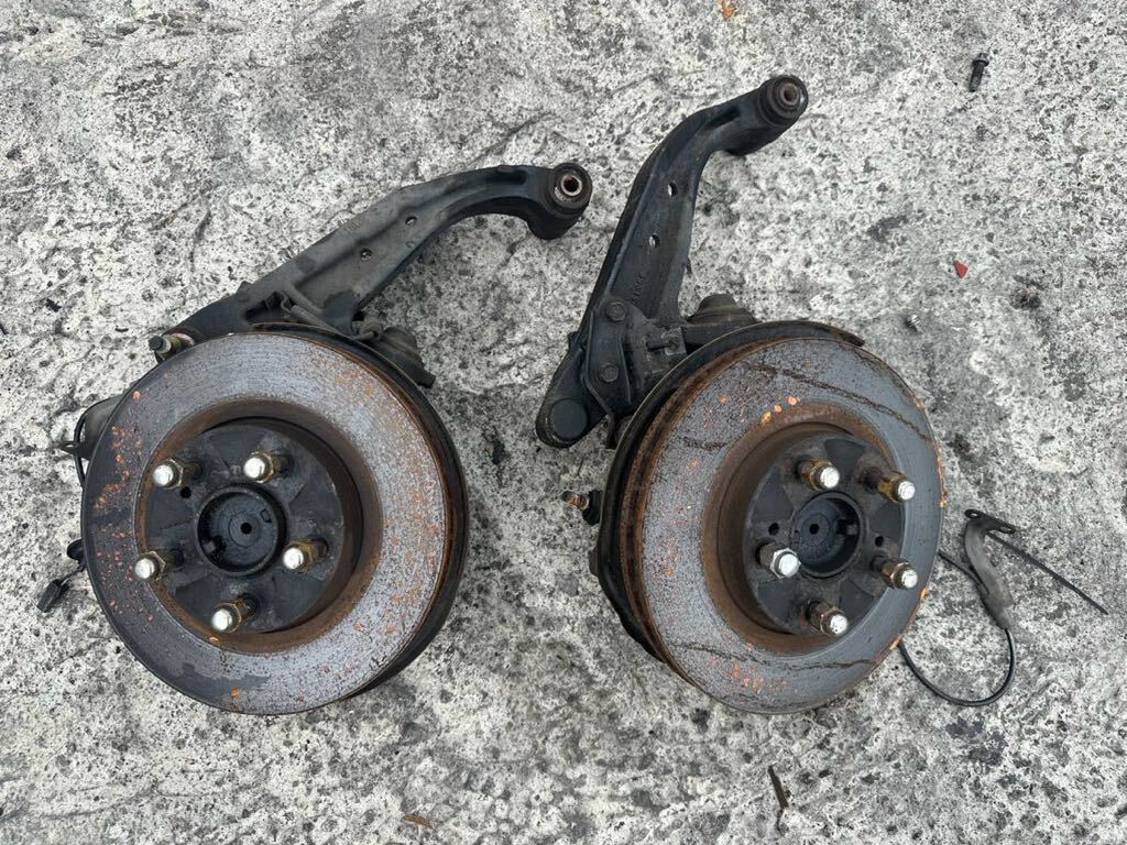 日産 スカイライン ER33 フロント ハブ ナックル 左右セット 5MT 5穴 ECR33 R33 R32 R34