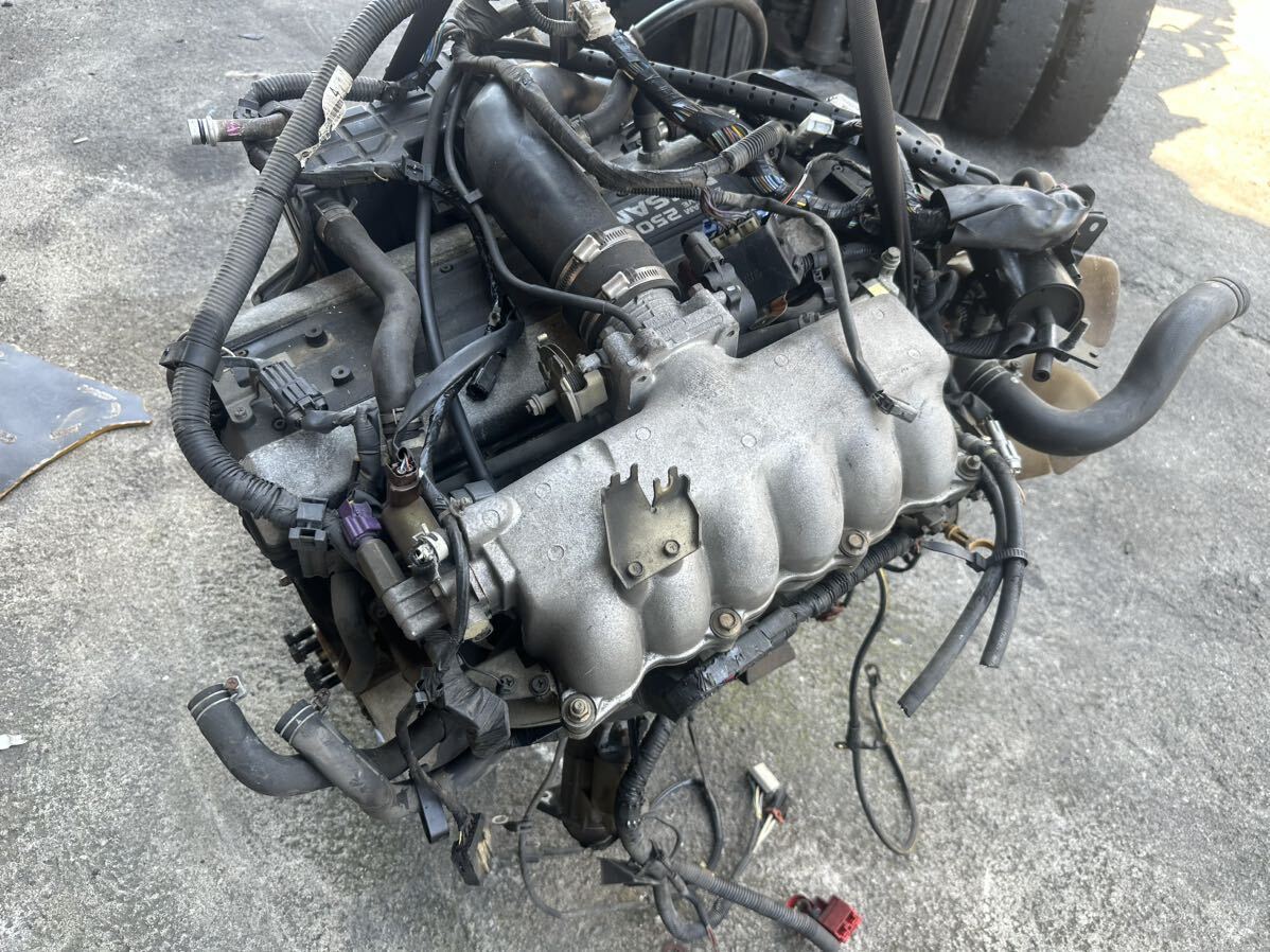 【実動車外し】日産 ER33 スカイライン 純正 RB25DE エンジン 本体 NA 5MT r33 r34
