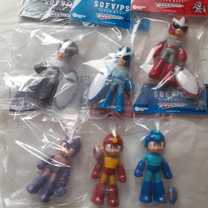 未使用6体セット SOFVIPS ロックマン アトミックファイヤー 未使用6体セット SOFVIPS ロックマン アトミックファイヤー