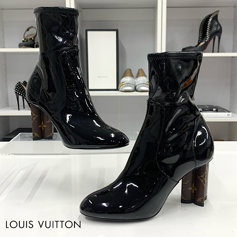 素敵★Louis Vuitton◆シルエット・ライン アンクルブーツ Louis Vuitton シルエットアンクルブーツ(LOUIS VUITTON ☆上品