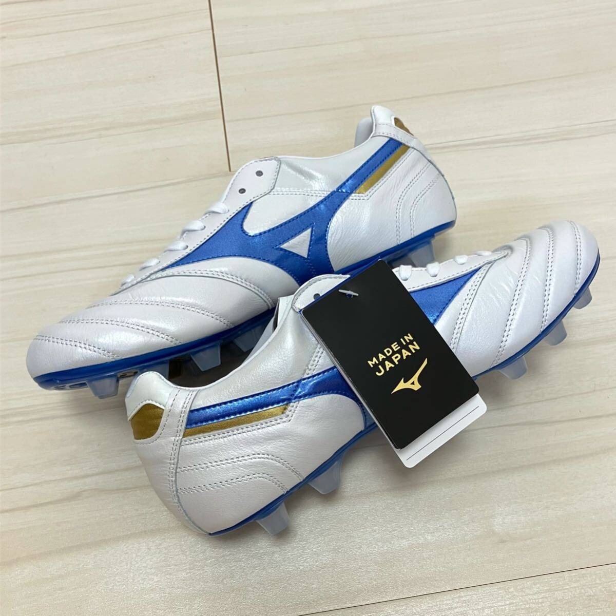 MIZUNO ミズノ モレリア2 ジャパン 26 5cm ムゲンパック 白 青 MIZUNO ミズノ モレリア2 ジャパン 26 5cm ムゲンパック 白 青