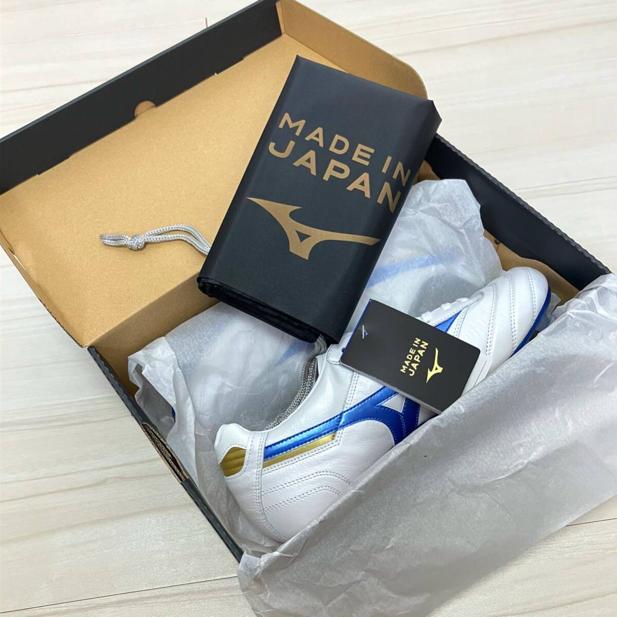 MIZUNO ミズノ モレリア2 ジャパン 26 5cm ムゲンパック 白 青 MIZUNO ミズノ モレリア2 ジャパン 26 5cm ムゲンパック 白 青