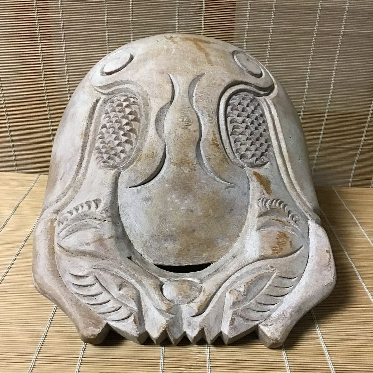 木製　木魚　木彫り　彫刻　仏具　仏教美術