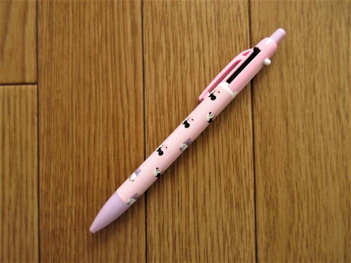 ディズニー　ミニー＆デイジー　多機能ペン　5本セット　シャープペン＆黒・赤 2色ボールペン　ミニーマウス　デイジーダック　ボールペン_画像2