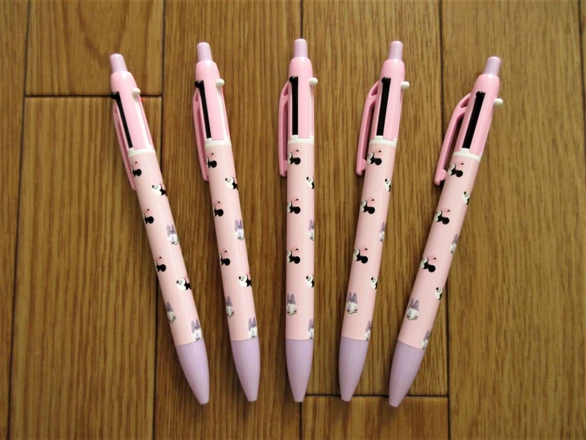 ディズニー　ミニー＆デイジー　多機能ペン　5本セット　シャープペン＆黒・赤 2色ボールペン　ミニーマウス　デイジーダック　ボールペン_画像4