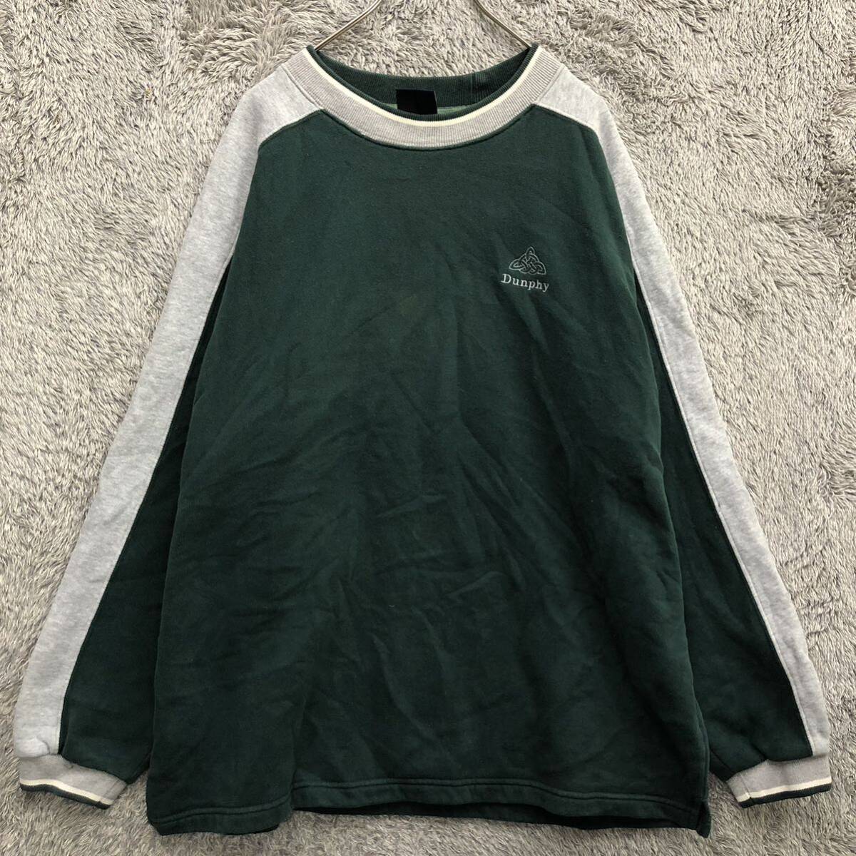 US古着 VINTAGE ヴィンテージ ビンテージ スウェット トレーナー サイズXL グリーン 緑 メンズ トップス 最落なし (D1)