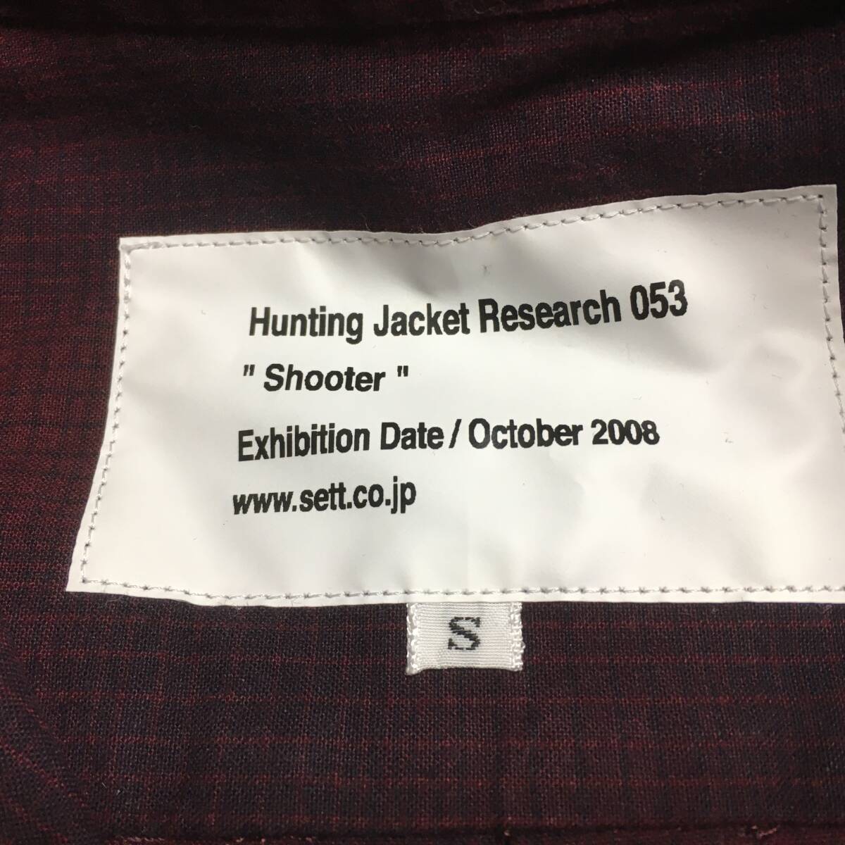 1109新品HUNTING RESEARCHハンティング リサーチSHOOTERシューター立體ポケット オンブレ チェック シャツSジェネラルGENERAL