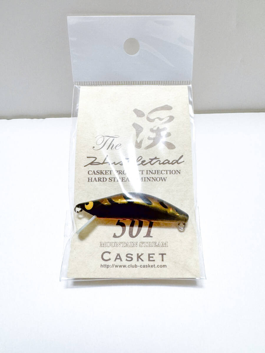 【新品未使用】 CASKET カスケット ハッスルトラッド 501 ④ トラッドミノー 渓流 ミノー
