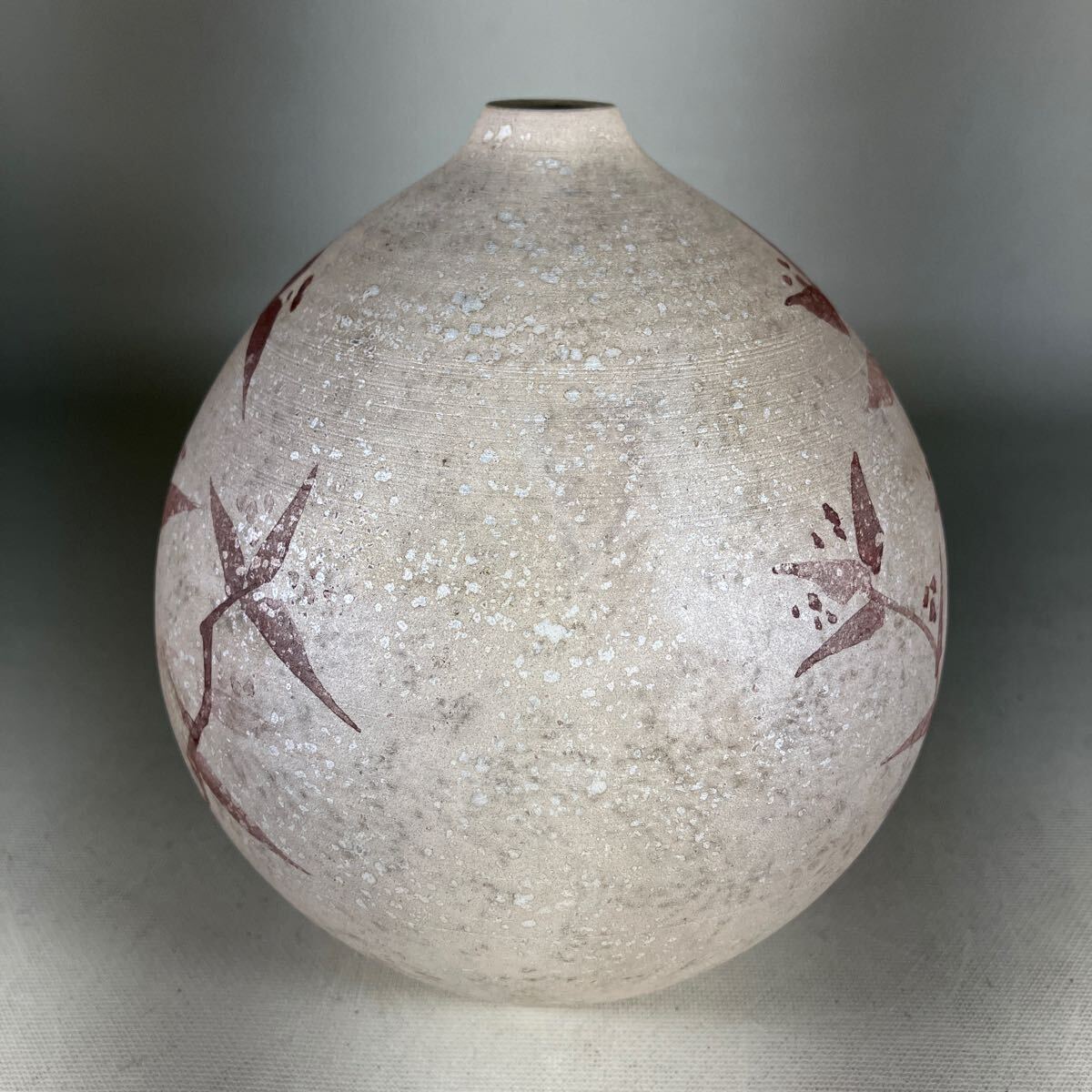  Matsumoto . один структура маленький . серебряный . Kutani вместе коробка вместе ткань кувшин "hu" цветок сырой орнамент кувшин "hu" 