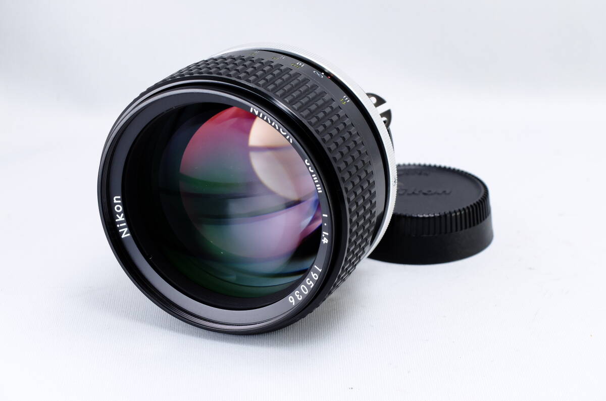 【E13I】Nikon ニコン Ai-s NIKKOR 85mm F1.4 Fマウント 単焦点レンズ