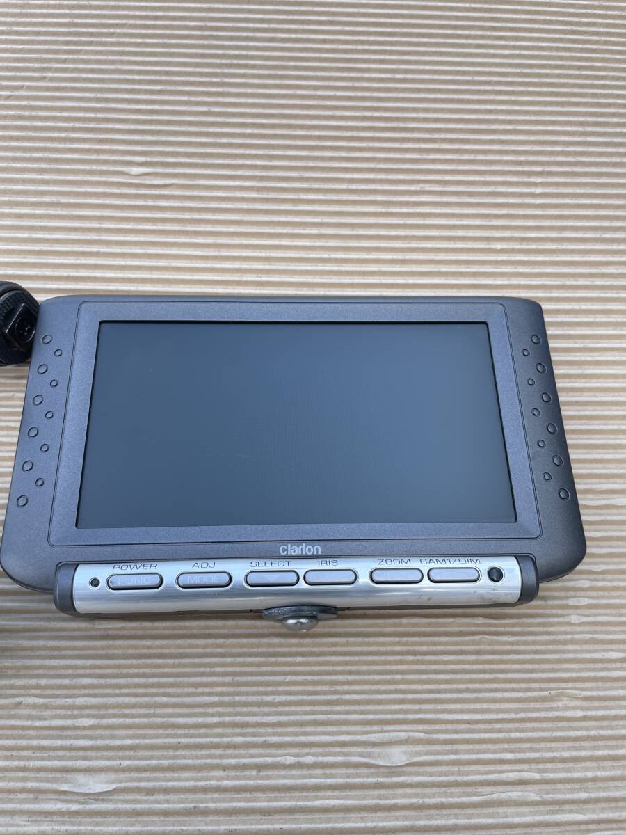 クラリオンバックカメラ用モニター、パワーボックス　中古CJ981i クラリオンバックカメラ用モニター、パワーボックス 中古CJ981i