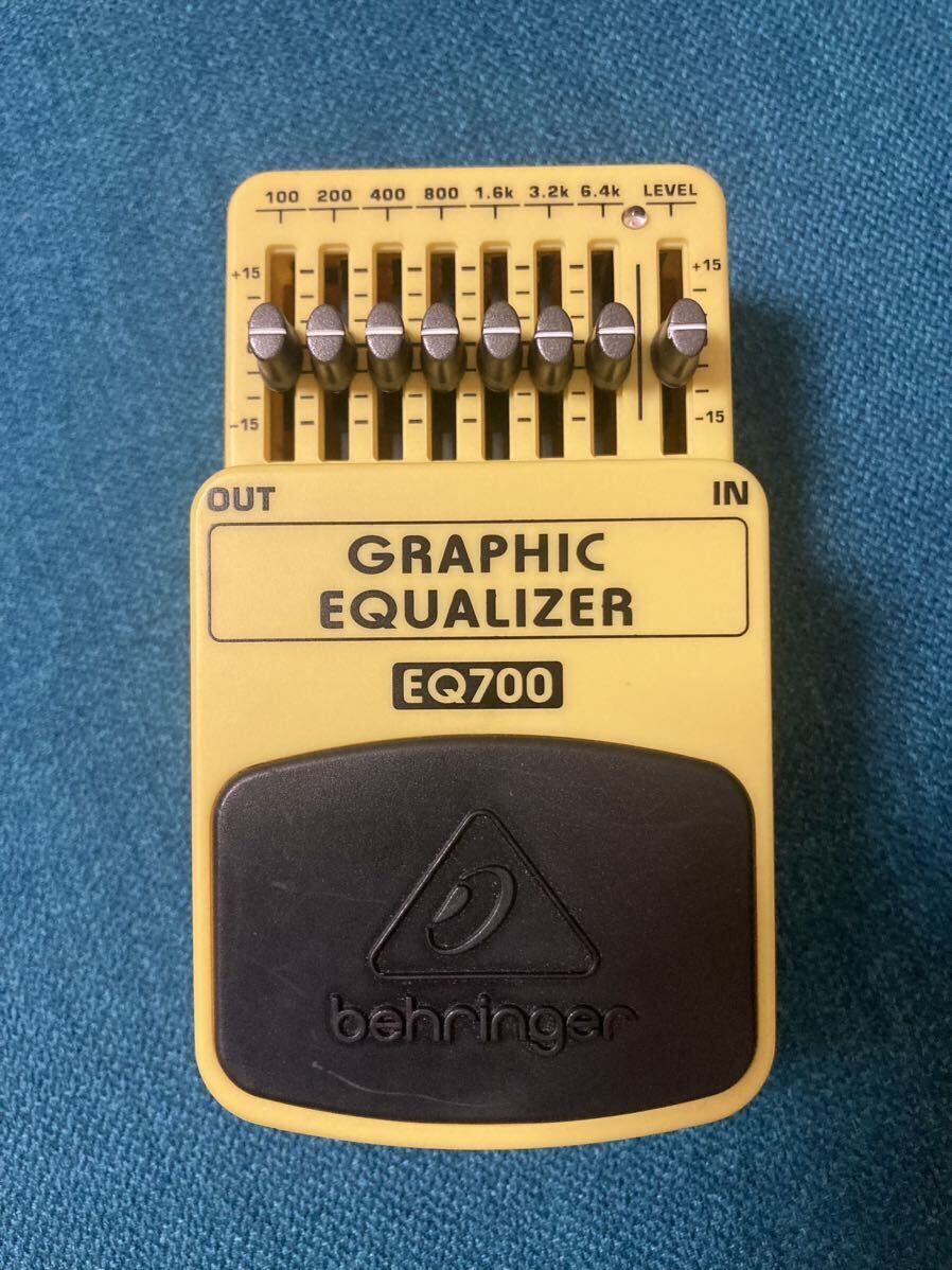 Behringer EQ700 GRAPHIC EQUALIZER 箱付　ベリンガー　中古品