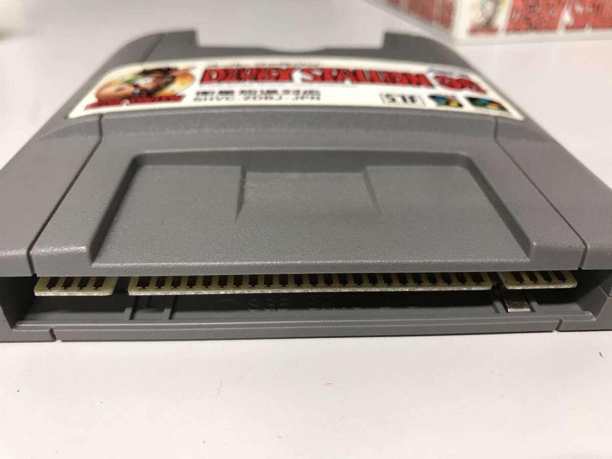 起動確認済み　スーパーファミコン　ダービースタリオン96　箱　取説　はがき゛あり_画像5