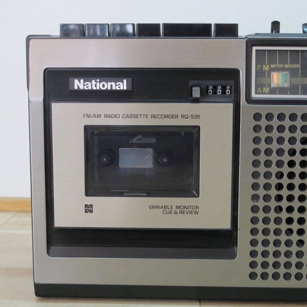 RQ-535 ラジカセ FM/AM ラジオ 松下電器 昭和レトロ ビンテージ
