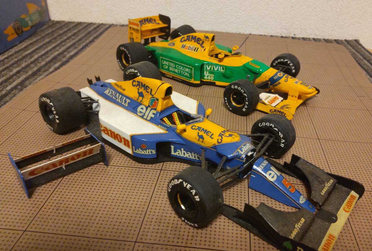 wave製　Benetton　Ford　B192　プラモデル Yahoo!オークション - プラモデル wave 1/24 BENETTON FORD B192