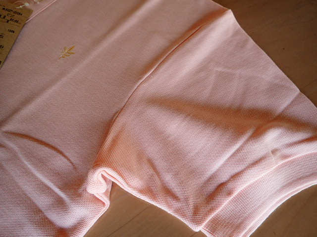 【送料無料】【新品】ミズノ mizuno 半袖　ポロシャツ メンズＭ サーモンピンク_画像5