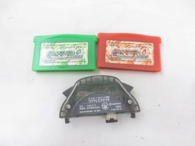 【同梱可】中古品 ゲーム ゲームボーイアドバンス ソフト 3点 ポケットモンスター ファイアレッド リーフグリーン ワ